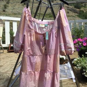 Anthropology A+ Maeve Tiered Tunic